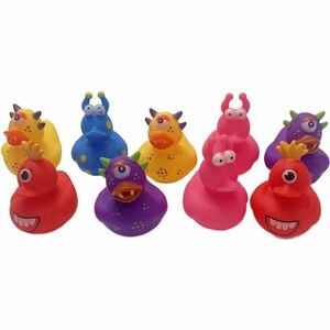 9 Halloween Space Alien Monster Rubber Duckies Cruise Dashboard Ducks 2" New Lot